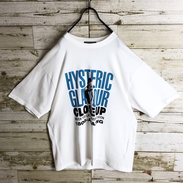 HYSTERIC GLAMOUR(ヒステリックグラマー)のhystericglamour ヒステリックグラマー tシャツ ガールズロゴ入り メンズのトップス(Tシャツ/カットソー(半袖/袖なし))の商品写真