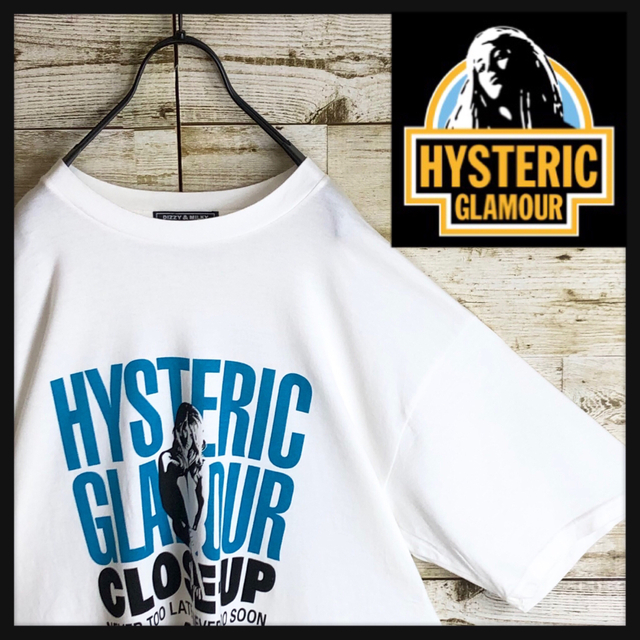 HYSTERIC GLAMOUR(ヒステリックグラマー)のhystericglamour ヒステリックグラマー tシャツ ガールズロゴ入り メンズのトップス(Tシャツ/カットソー(半袖/袖なし))の商品写真