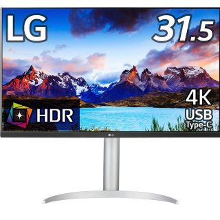 エルジーエレクトロニクス(LG Electronics)のLG 32インチ 4Kモニター 32UP550N-W(ディスプレイ)