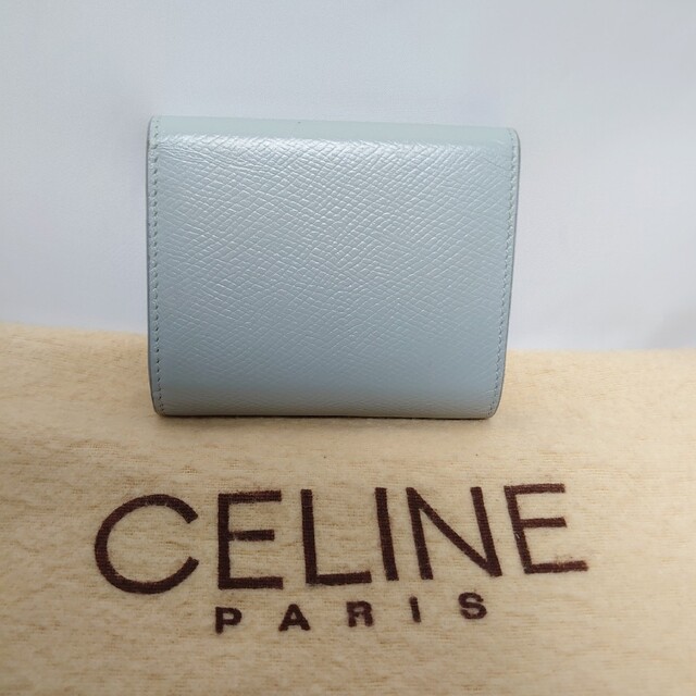 celine - 美品 CELINE スモール トライフォード ウォレット 三つ折り