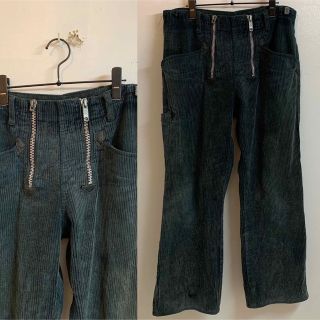 GERMANY VINTAGE CORDUROY ROGGER PANTS L位の通販|ラクマ