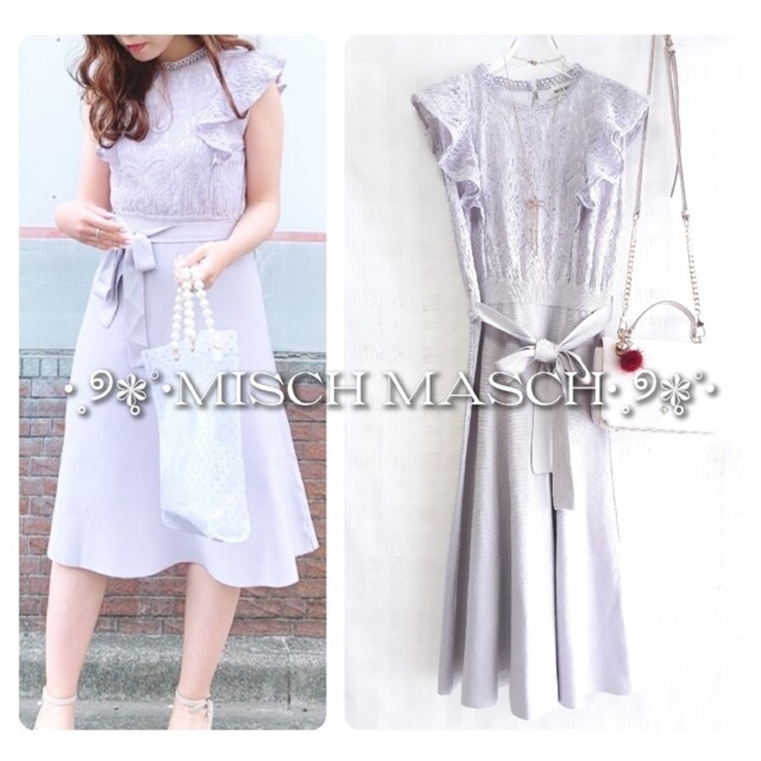 専用‪✿ WEB限定 ♡ MISCH MASCH レース×ニットワンピース