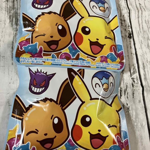 ポケモン(ポケモン)の★新品　ポケぷに♪ こつぶグミ　５袋セット 食品/飲料/酒の食品(菓子/デザート)の商品写真