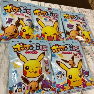 ポケモン(ポケモン)の★新品　ポケぷに♪ こつぶグミ　５袋セット(菓子/デザート)