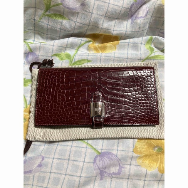 Hermes(エルメス)の美中古 HERMES エルメス 長財布 アリゲーター クロコダイル 〇Y刻印  メンズのファッション小物(長財布)の商品写真