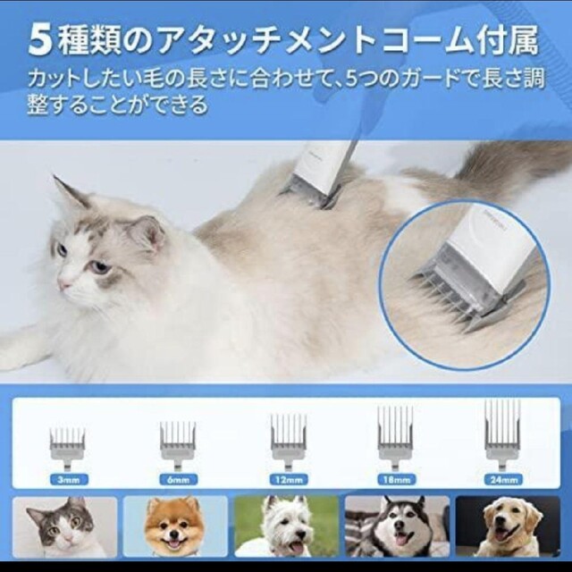 Neakasa P2 Pro バリカン付きペットグルーミングセット 犬猫 1