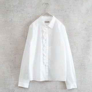 新品 20SS マーガレットハウエル COシルクロングカラーレスシャツ ゆったり