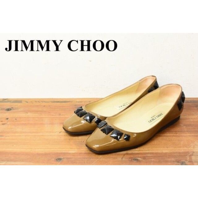 AL AE0016 高級 JIMMY CHOO ジミーチュウ ガラスレザー8ソール高さ