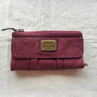 フォッシル(FOSSIL)の美品☆FOSSIL　革　長財布(財布)