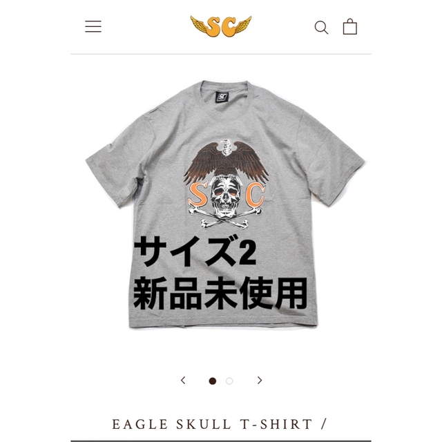 EAGLE SKULL T-SHIRT / GRAY