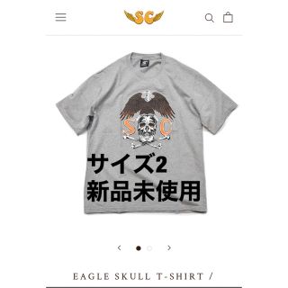 テンダーロイン(TENDERLOIN)の新品 subculture 2 EAGLE SKULL T-SHIRT GRAY(Tシャツ/カットソー(半袖/袖なし))