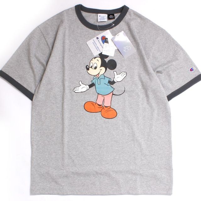 Champion × BEAMS / Disney 100thリンガーTシャツ