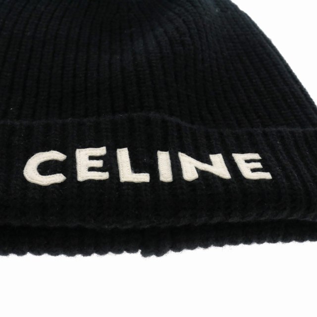 セール正規品 celine - セリーヌ CELINE エンブロイダリー ニット帽
