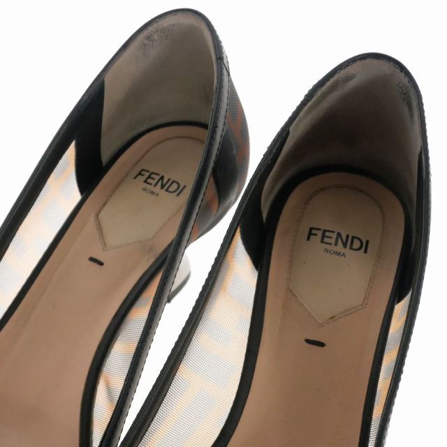FENDI コリブリ ミディアムヒール メッシュパンプス | www