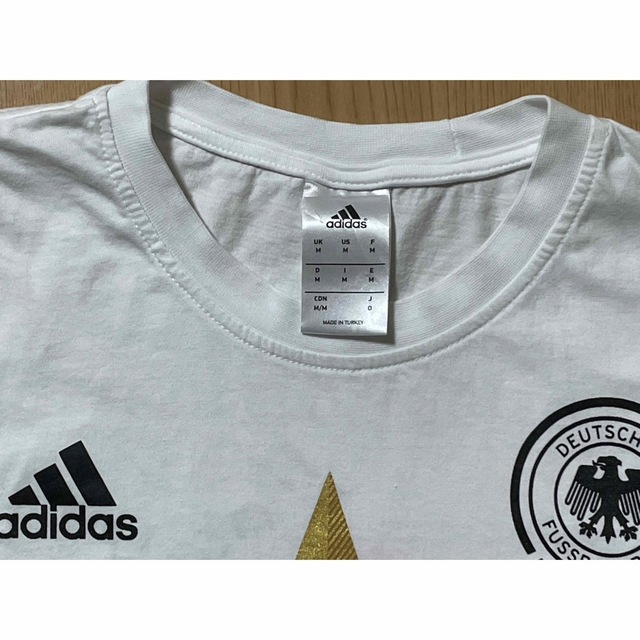 adidas(アディダス)のadidas アディダス　サッカードイツ代表　2014Wカップ優勝記念Tシャツ メンズのトップス(Tシャツ/カットソー(半袖/袖なし))の商品写真