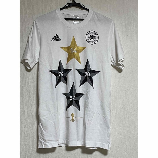 adidas(アディダス)のadidas アディダス　サッカードイツ代表　2014Wカップ優勝記念Tシャツ メンズのトップス(Tシャツ/カットソー(半袖/袖なし))の商品写真