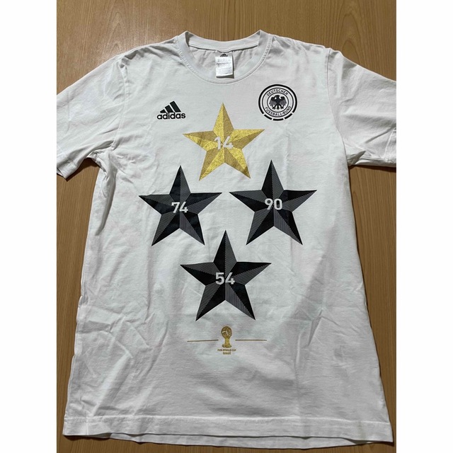adidas(アディダス)のadidas アディダス　サッカードイツ代表　2014Wカップ優勝記念Tシャツ メンズのトップス(Tシャツ/カットソー(半袖/袖なし))の商品写真