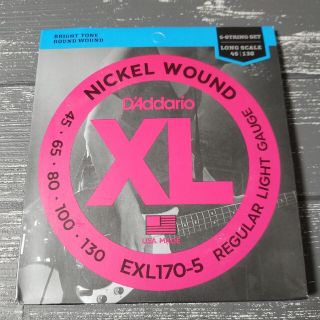 新品　D'Addario ダダリオ ベース弦 ニッケル EXL170-5(弦)