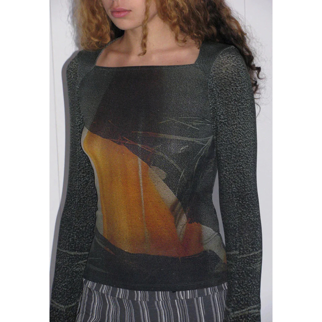 MAISON SPECIAL(メゾンスペシャル)のpaloma wool  MILAN square neck tops レディースのトップス(カットソー(長袖/七分))の商品写真