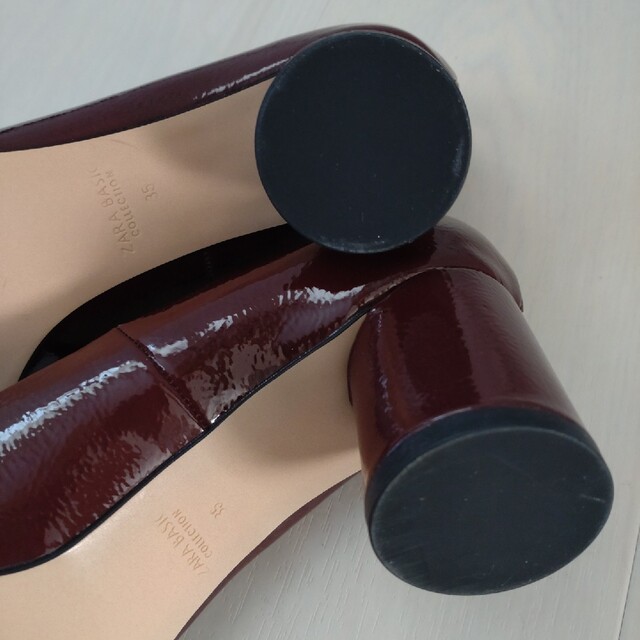 ZARA(ザラ)のZARA　エナメルパンプス レディースの靴/シューズ(ハイヒール/パンプス)の商品写真