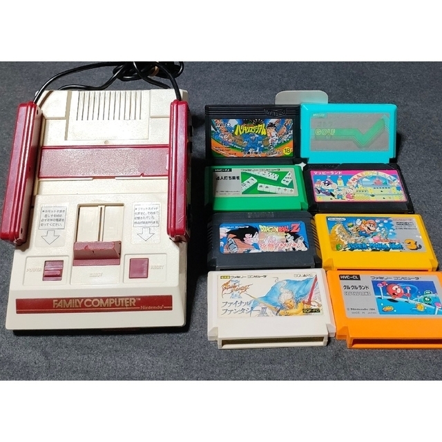 任天堂ファミリーコンピューター本体&ゲームソフト