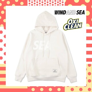 WIND AND SEA - OXICLEAN × WIND AND SEA WHITE HOODIEの通販｜ラクマ