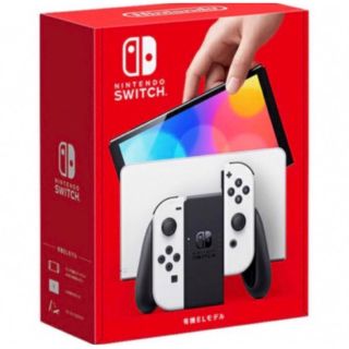 ニンテンドースイッチ(Nintendo Switch)の新品未使用Nintendo Switch 新型 有機EL 本体　ホワイト(家庭用ゲーム機本体)