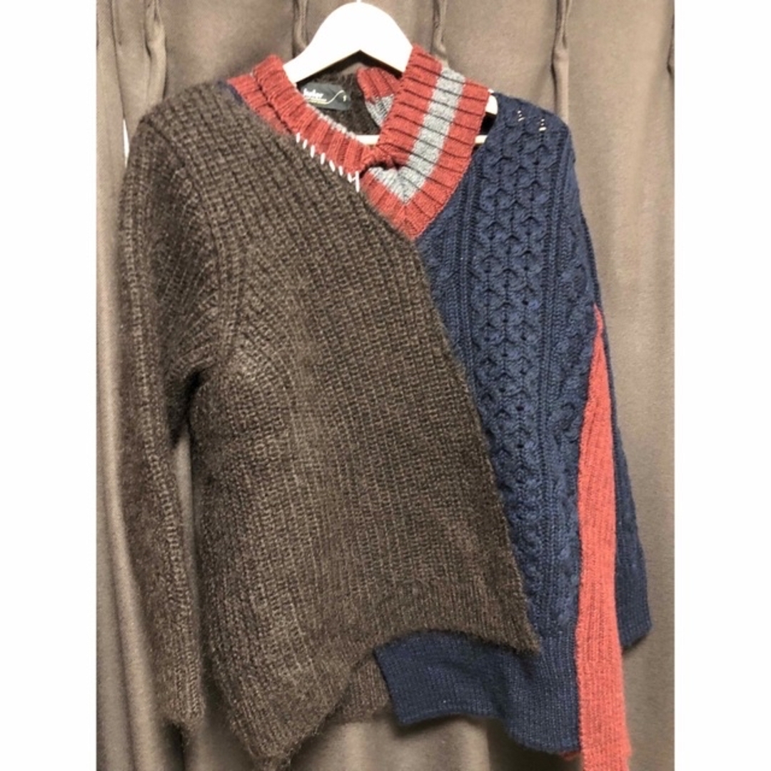 kolor 20aw クレイジーパターンニット サイズ1 リョウマツモト