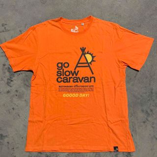 go slow caravan オレンジTシャツ(Tシャツ/カットソー(半袖/袖なし))