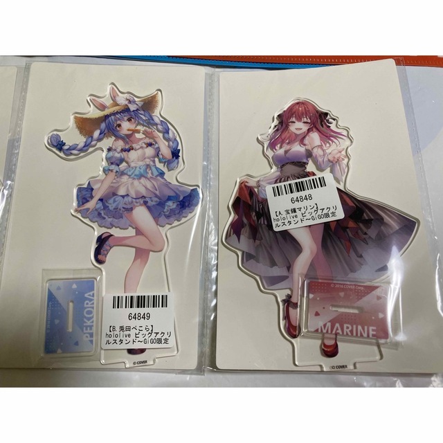 ホロライブ GiGO アクリルスタンド クリアファイル セット ホロライブ GiGO アクリルスタンド クリアファイル セット