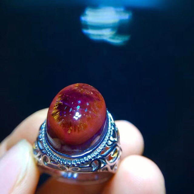 ⭐︎【高級】オーラライト23 リング s925 18.1x13.4mm-