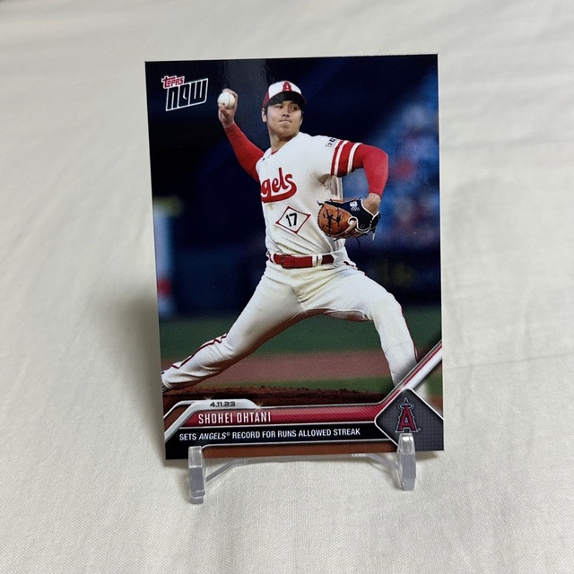 北海道日本ハムファイターズ(ホッカイドウニホンハムファイターズ)の大谷翔平 Topps now #106 シティコネクトユニ エンタメ/ホビーのトレーディングカード(シングルカード)の商品写真