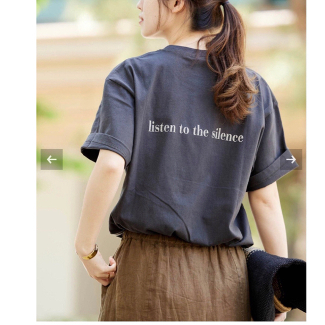 JOURNAL STANDARD(ジャーナルスタンダード)のジャーナルスタンダード　SILENCE ロゴTシャツ レディースのトップス(Tシャツ(半袖/袖なし))の商品写真