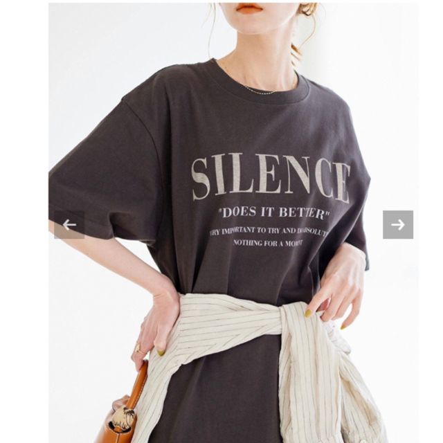 JOURNAL STANDARD(ジャーナルスタンダード)のジャーナルスタンダード　SILENCE ロゴTシャツ レディースのトップス(Tシャツ(半袖/袖なし))の商品写真