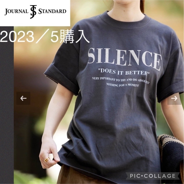 JOURNAL STANDARD(ジャーナルスタンダード)のジャーナルスタンダード　SILENCE ロゴTシャツ レディースのトップス(Tシャツ(半袖/袖なし))の商品写真