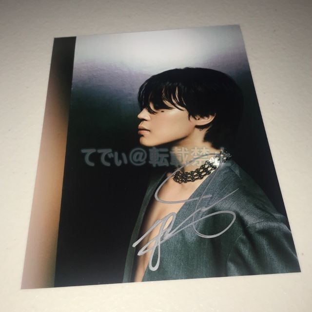 JIMIN(BTS) 直筆サイン「FACE」スチール写真の通販 by てでぃ@プロフ ...