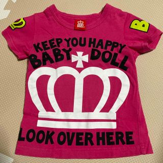 ベビードール(BABYDOLL)の★中古★ ベビードール　半袖　Tシャツ　ピンク(Tシャツ/カットソー)