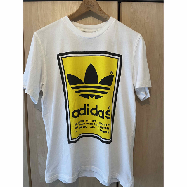 adidas(アディダス)のadidas 白Tシャツ メンズのトップス(Tシャツ/カットソー(半袖/袖なし))の商品写真