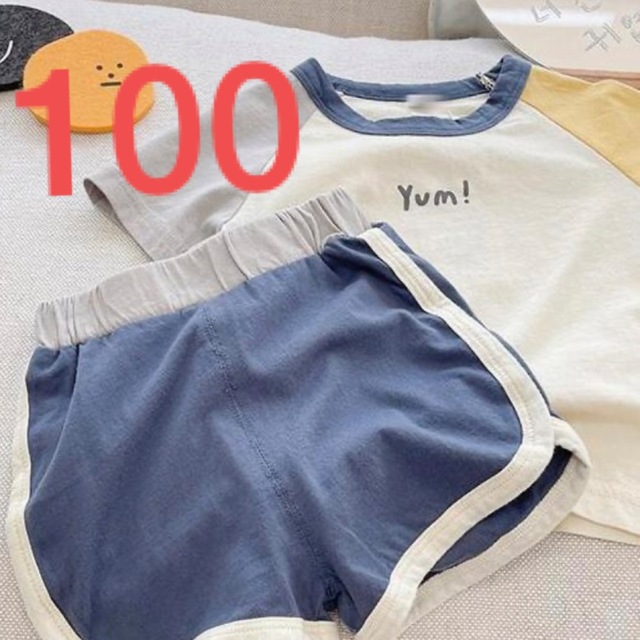 ★セットアップ★Tシャツ★カットソー★パンツ★韓国★100 キッズ/ベビー/マタニティのキッズ服男の子用(90cm~)(Tシャツ/カットソー)の商品写真