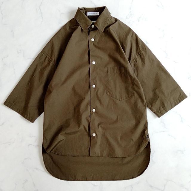 マディソンブルー J・BRADLEY SHIRT 半袖 ブラウン 00 y51-