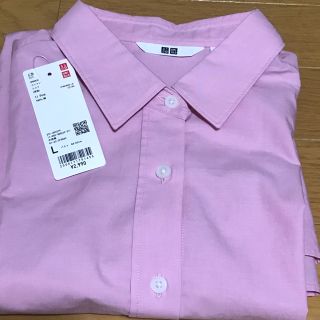 ユニクロ(UNIQLO)のユニクロ　コットンシャツ(シャツ/ブラウス(長袖/七分))