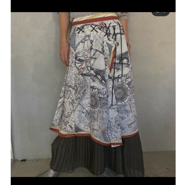 ameri vintage  / CRUISE SCARF  SKIRT