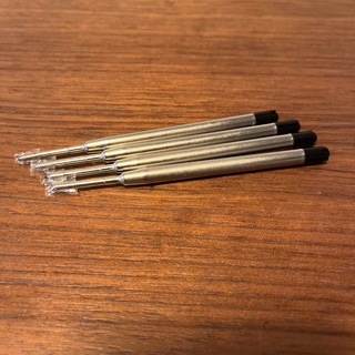 パーカー ボールペン用 替え芯 リフィル 互換品 黒 中字(1.0mm) 4本(ペン/マーカー)