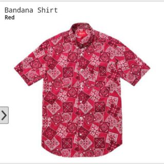 シュプリーム(Supreme)のSupreme 15ss Bandana shirt  シュプリーム  キムタク(シャツ)