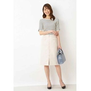 エヌナチュラルビューティーベーシック(N.Natural beauty basic)の【新品・タグ付き】NATURAL BEAUTY BASIC タイトスカート(ひざ丈スカート)