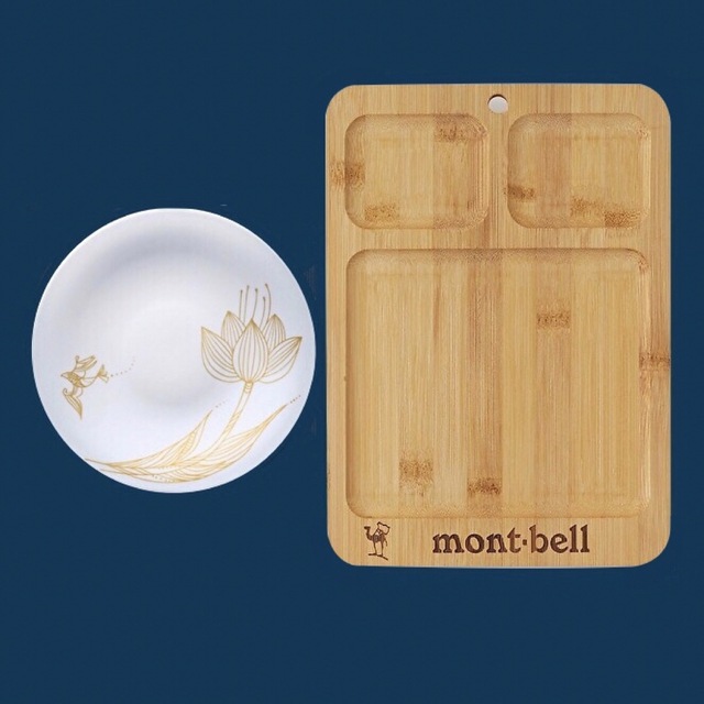 mont bell(モンベル)のプレート皿 2種セット インテリア/住まい/日用品のキッチン/食器(食器)の商品写真