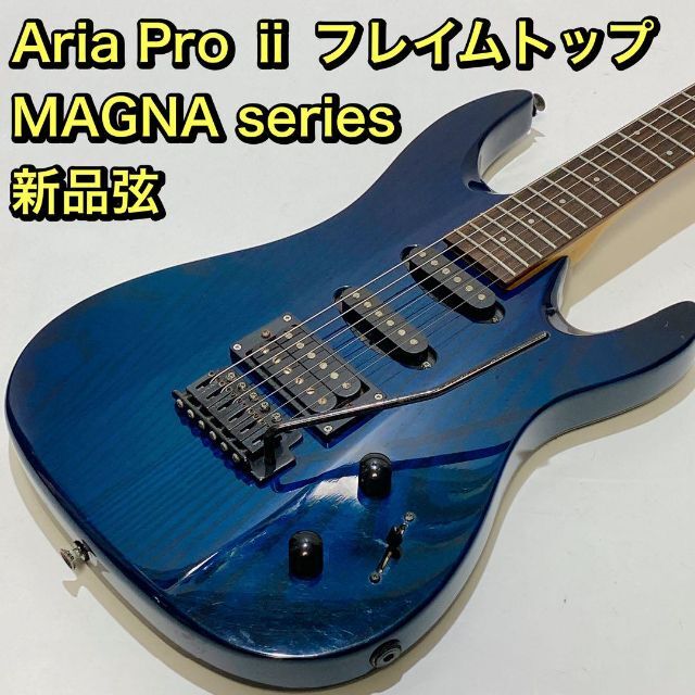 Aria Pro ⅱ フレイムトップ MAGNA series 新品弦