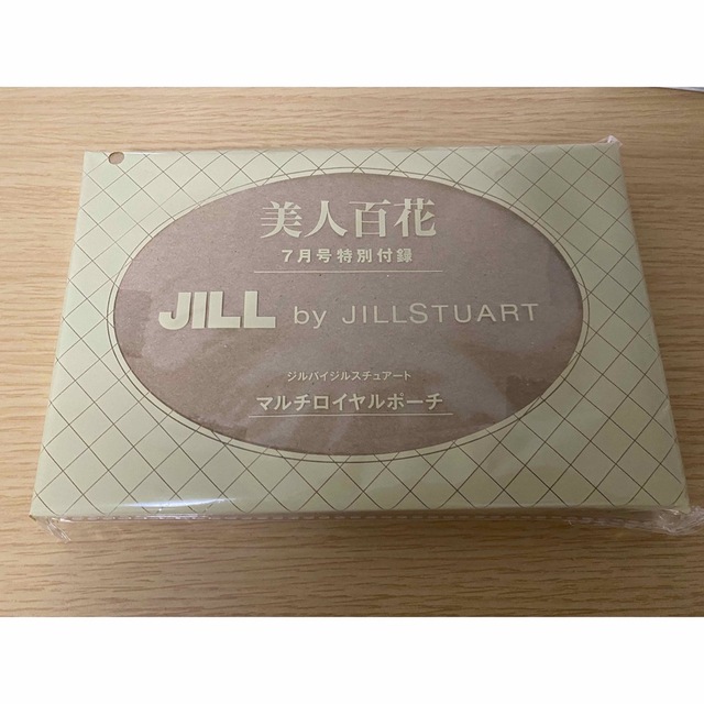 JILL by JILLSTUART(ジルバイジルスチュアート)の【新品未開封】美人百花 7月号 ジルバイジルスチュアート マルチロイヤルポーチ レディースのファッション小物(ポーチ)の商品写真