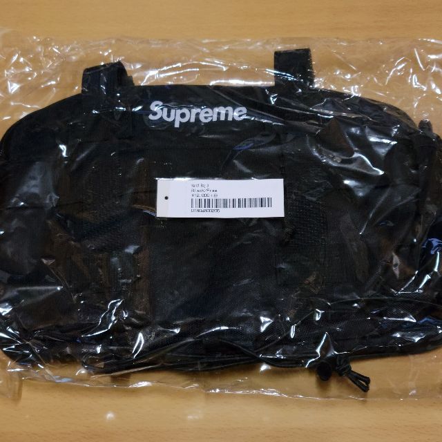 【未使用】19FW Supreme Waist Bag 黒