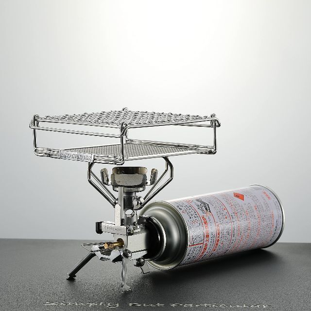 キャンピングムーンCAMPING MOON ミニロースター メッシュ バーナーパの通販 by スター☆shop キャンピングムーン(CAMPING MOON) ミニロースター メッシュ バーナーパット 綾織 ハイメッシュ ゴトク 網 Sサイズ US-1312